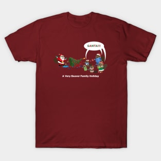 A Very Beaver Family Holiday (Santa) T-Shirt